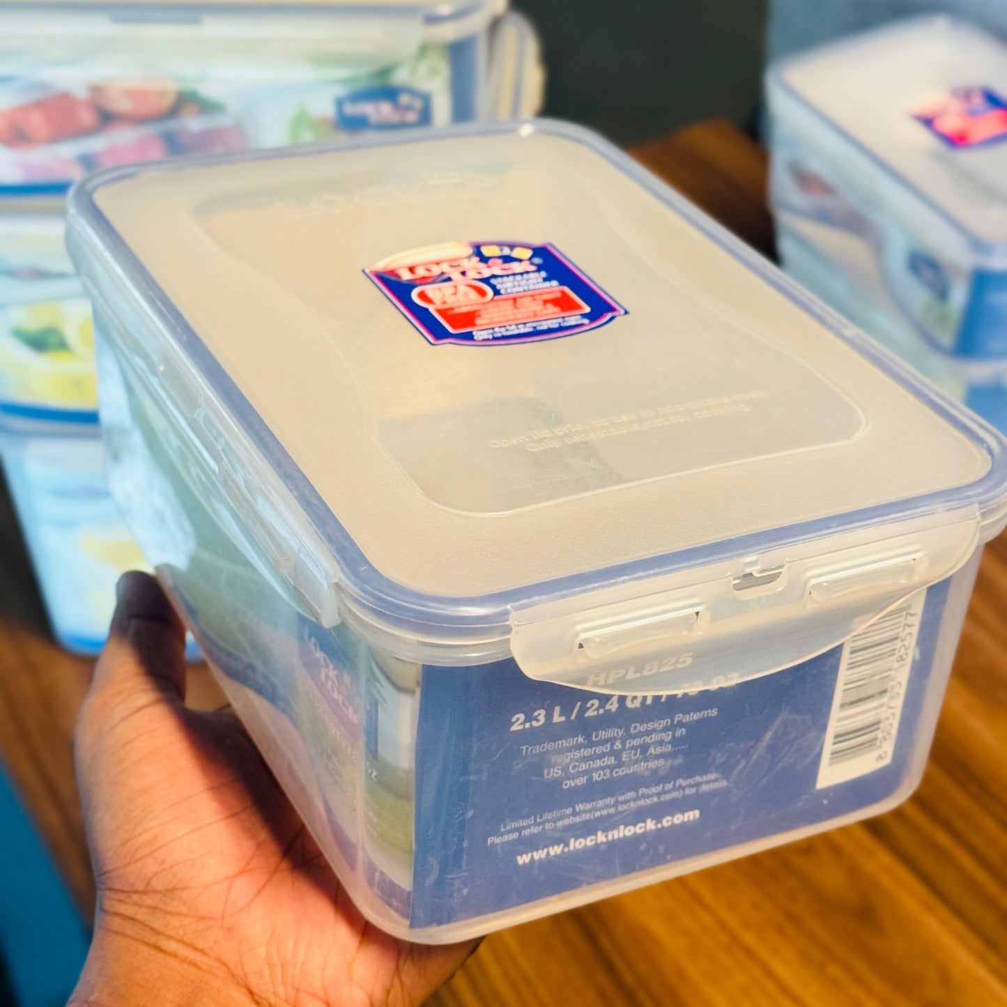 RECTANGULAR SHORT FOOD CONTAINER (6-Sizes)