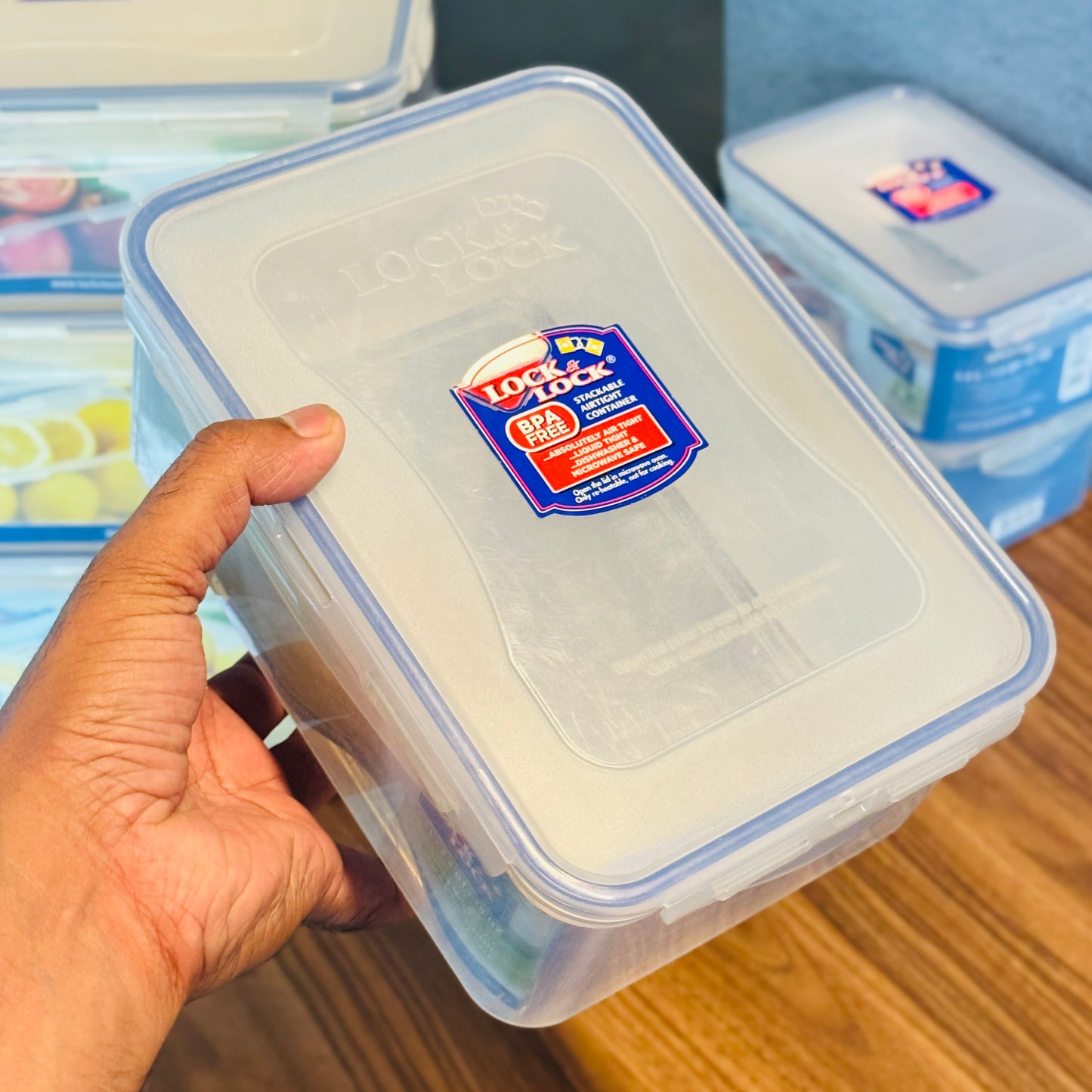RECTANGULAR SHORT FOOD CONTAINER (6-Sizes)