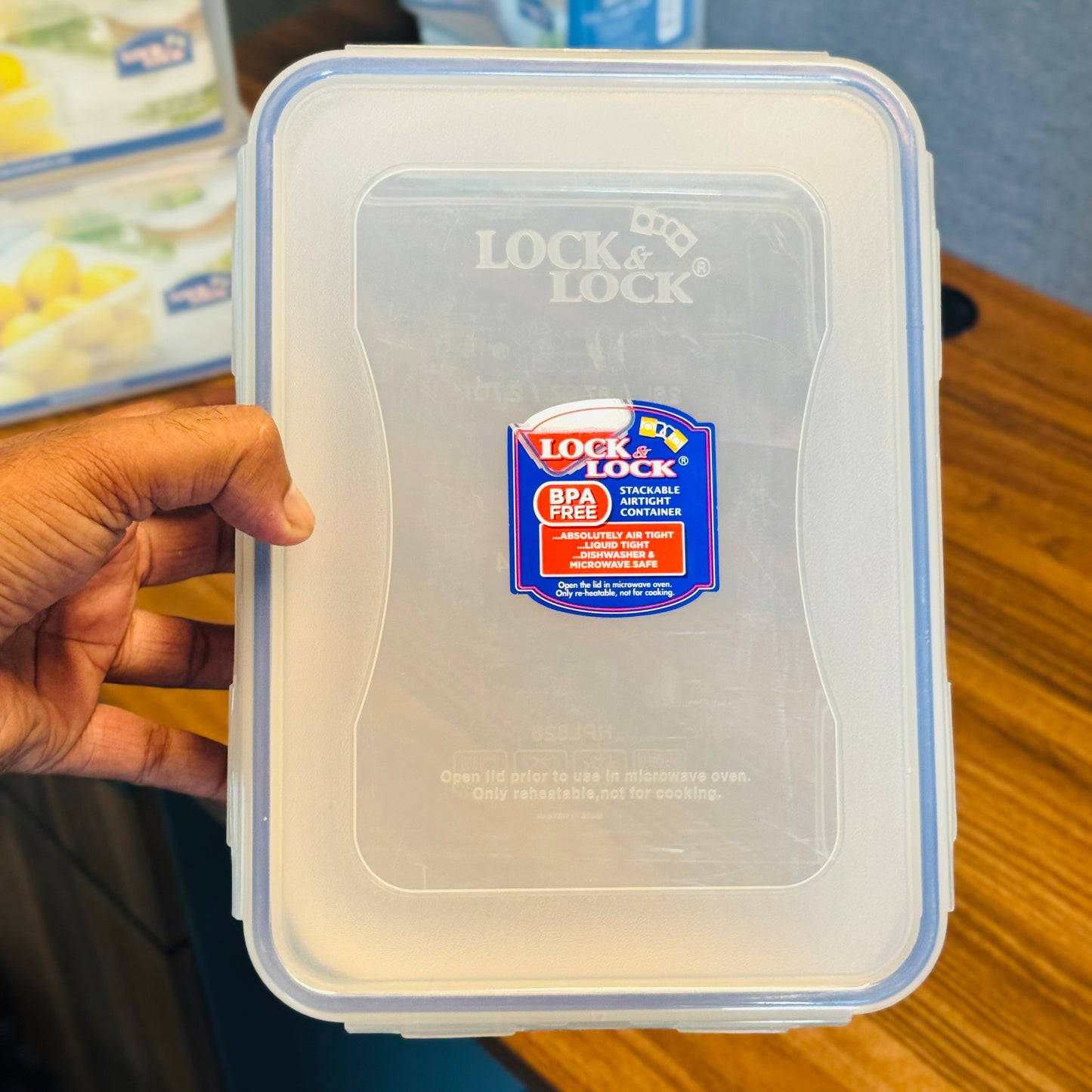 RECTANGULAR SHORT FOOD CONTAINER (6-Sizes)