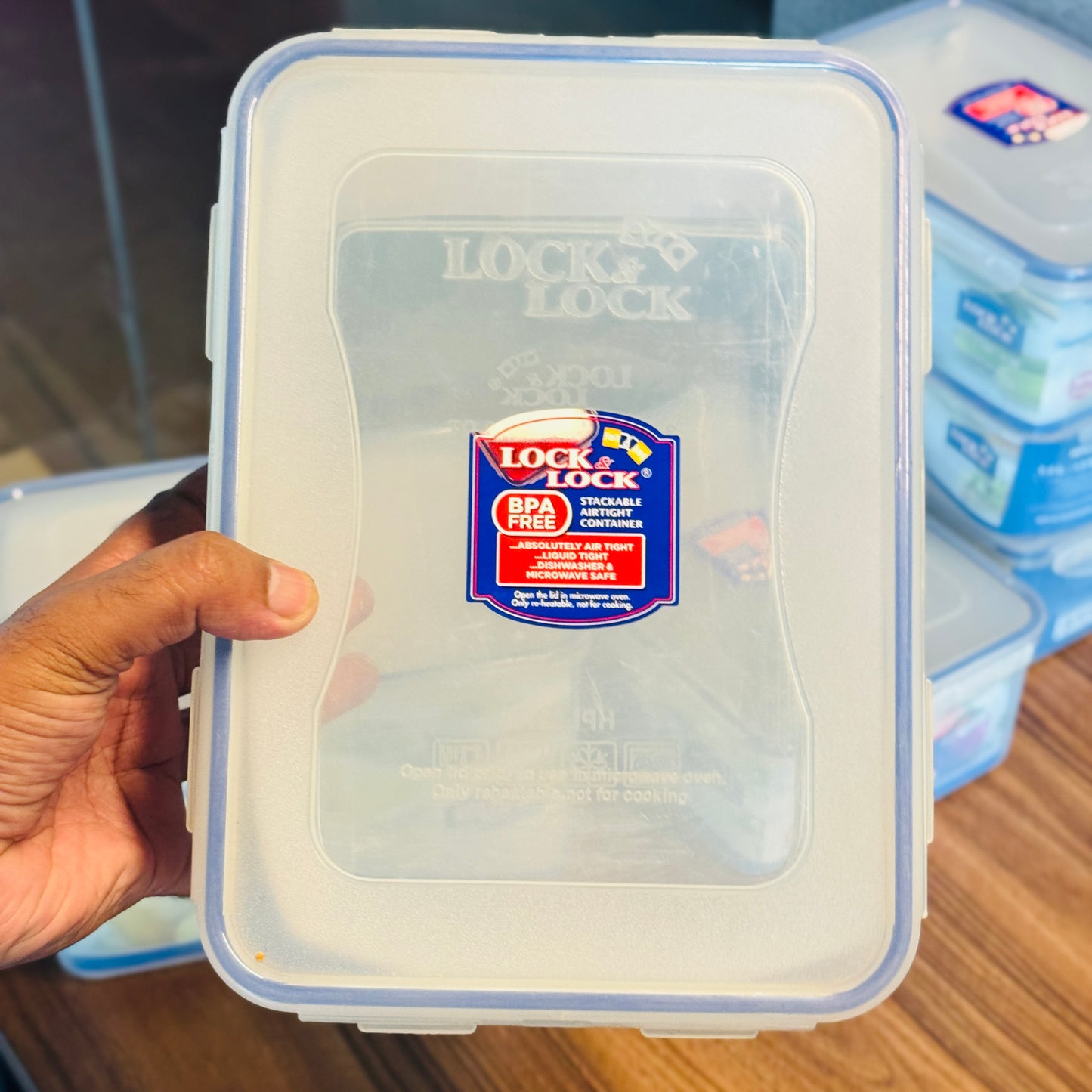 RECTANGULAR SHORT FOOD CONTAINER (6-Sizes)