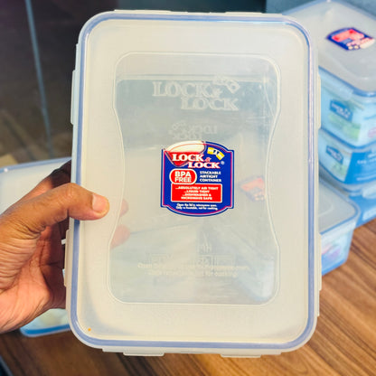 RECTANGULAR SHORT FOOD CONTAINER (6-Sizes)