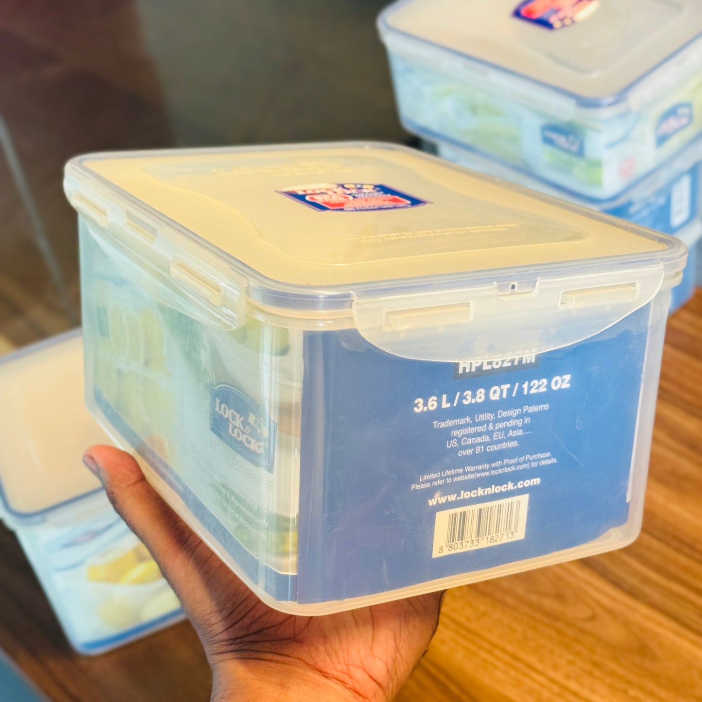 RECTANGULAR SHORT FOOD CONTAINER (6-Sizes)