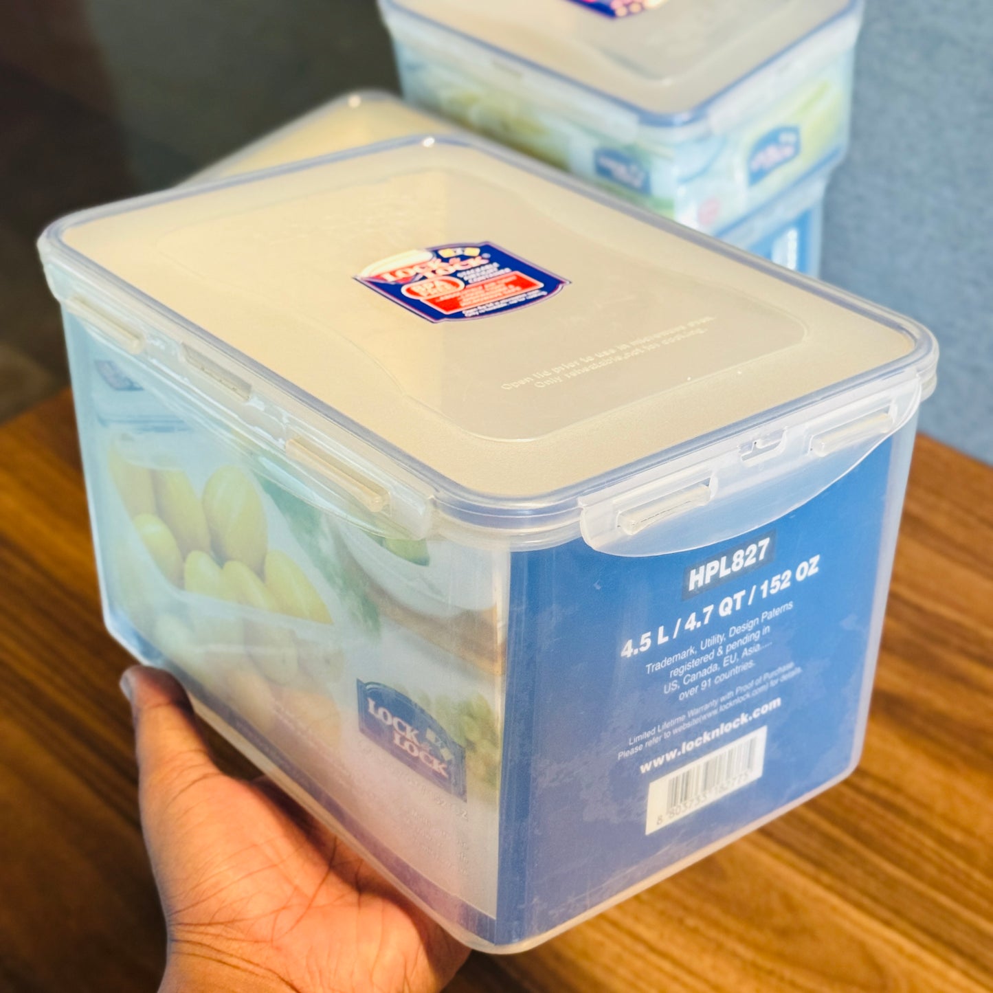 RECTANGULAR SHORT FOOD CONTAINER (6-Sizes)