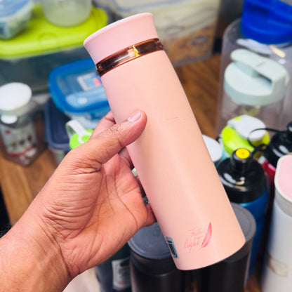 Lock&lock Feather Light Ring Vacuum Tumbler 450ml - Pink
