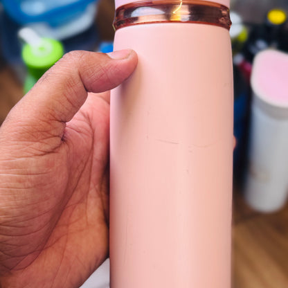 Lock&lock Feather Light Ring Vacuum Tumbler 450ml - Pink