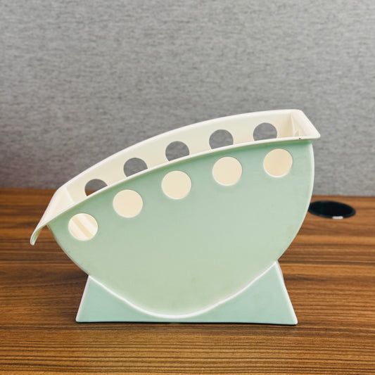 Dish Rack-White/Blue