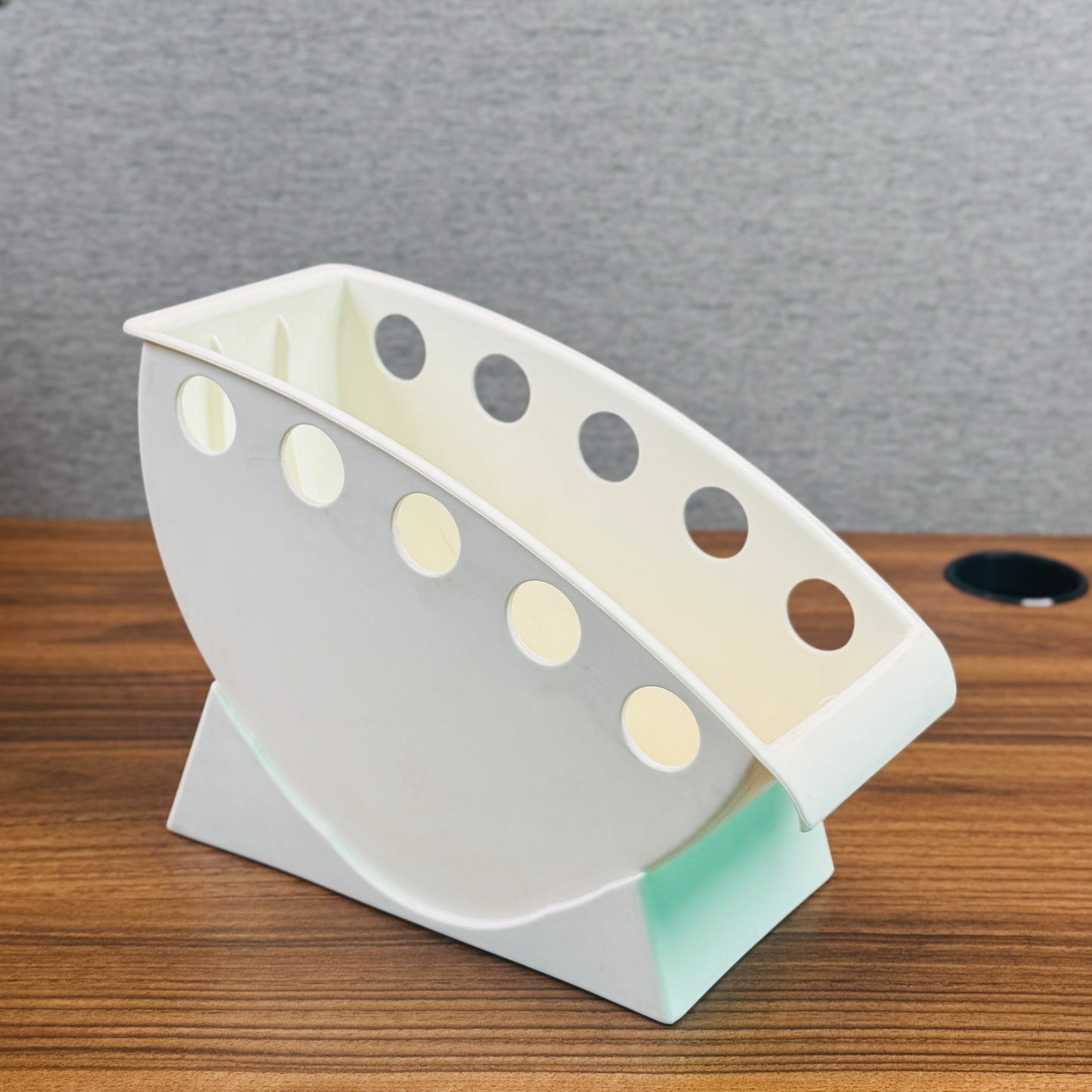 Dish Rack-White/Blue