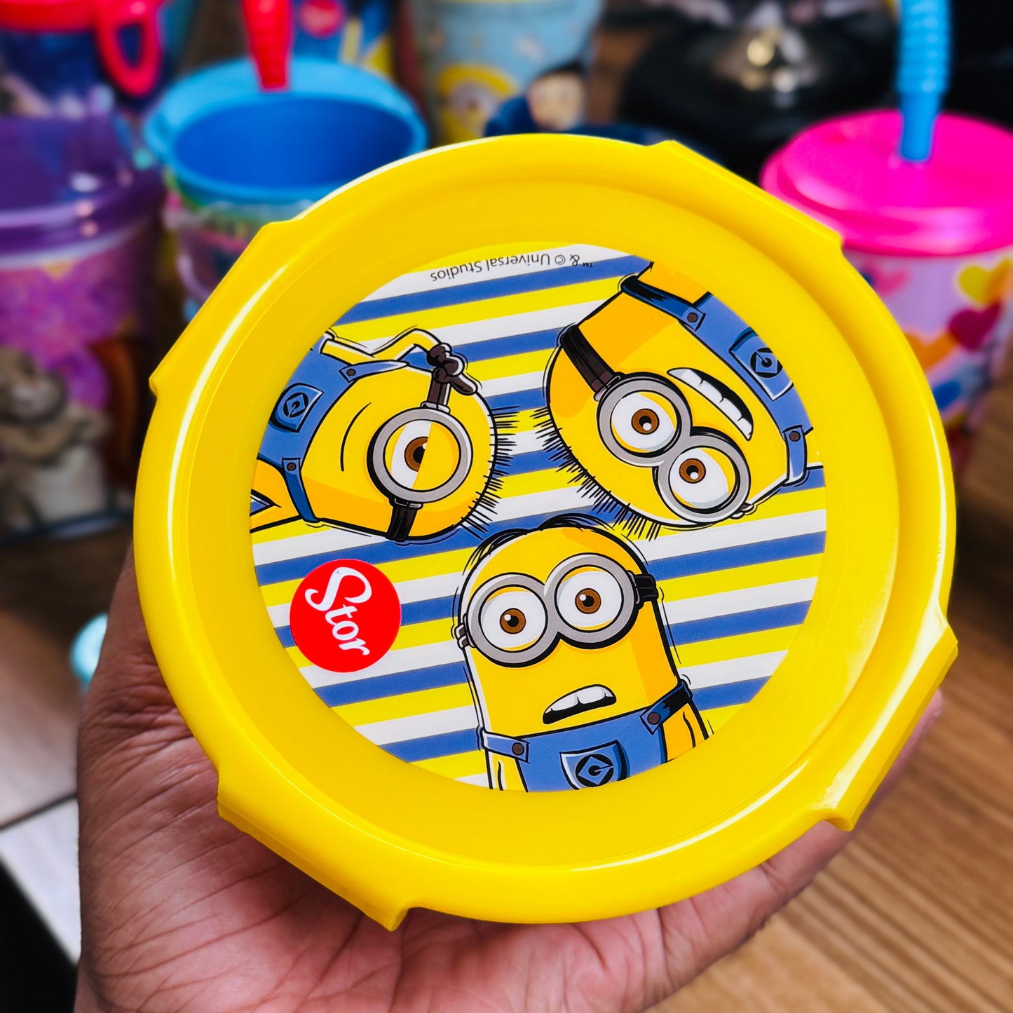 Hermetic Food Container 550 ML Minions Rules