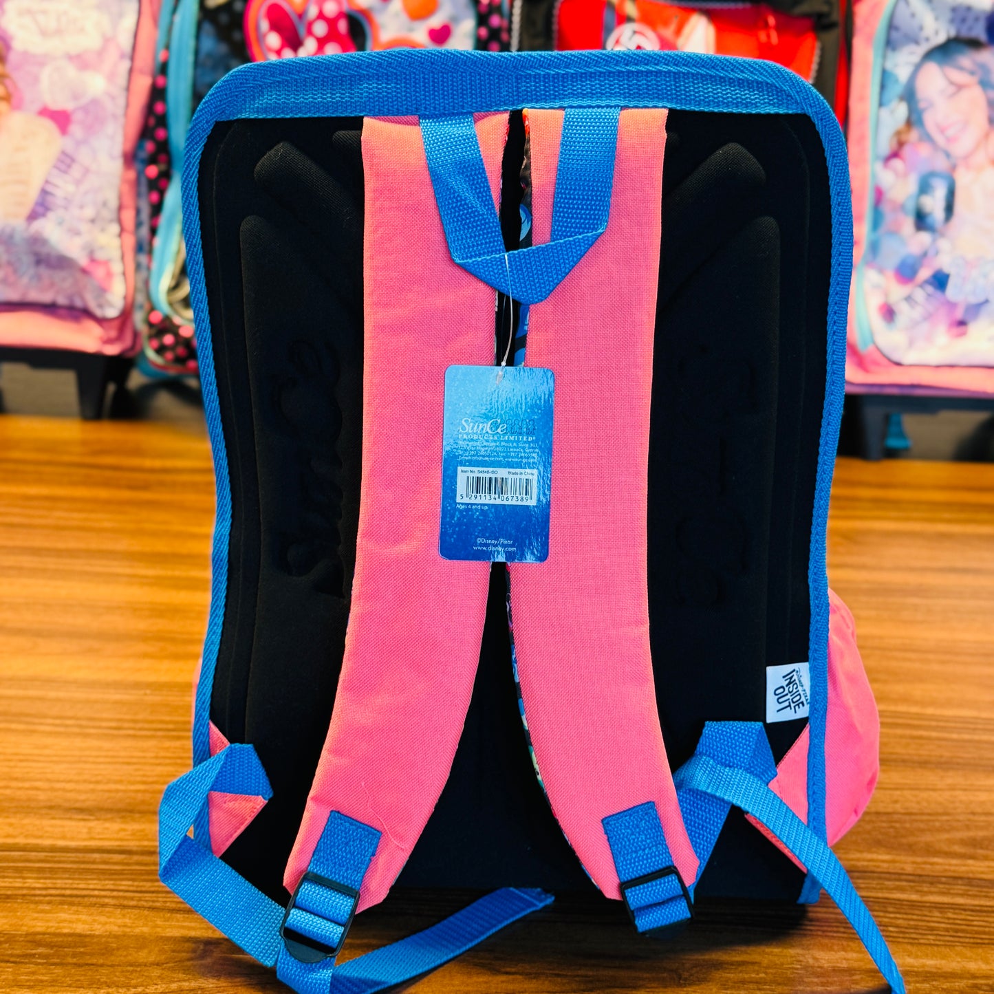 17.5" Backpack Reflective Strip, 2Compartments, 1Front & 2Sides Pockets (ISO)