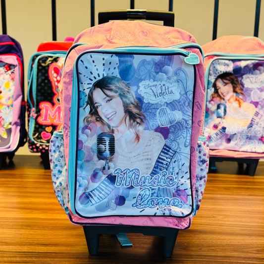 18" Trolley Backpack W 1 Compartment, Large Front Pocket And 2 Side Pockets (VML)