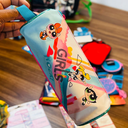Round Pencil Case W/ Strap