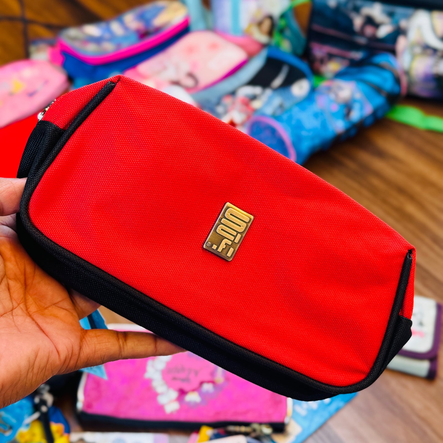 Pencil Case - Red & Black