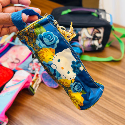 Round Pencil Case W/ Strap (HKH)
