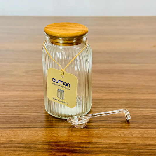 Coco Spices Container(Wooden Lid)