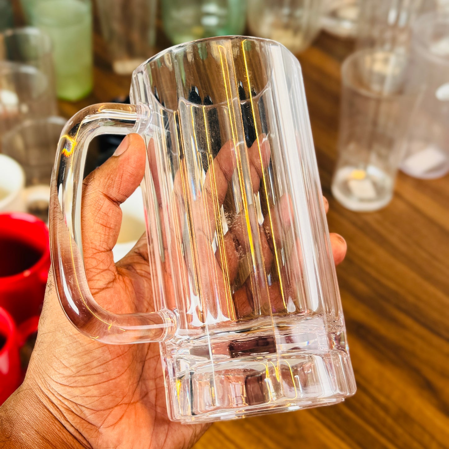 Mug 16 Oz Poly Carbonate Clear