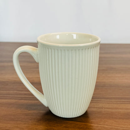 Mug Porcelain Ware Stripe White
