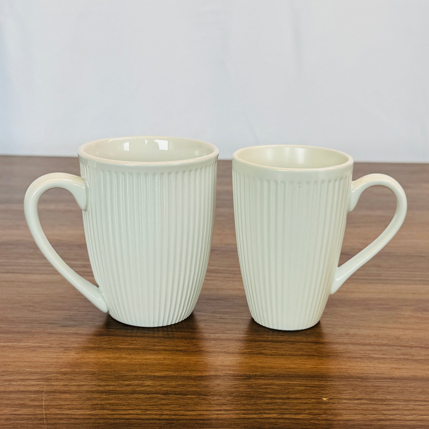 Mug Porcelain Ware Stripe White