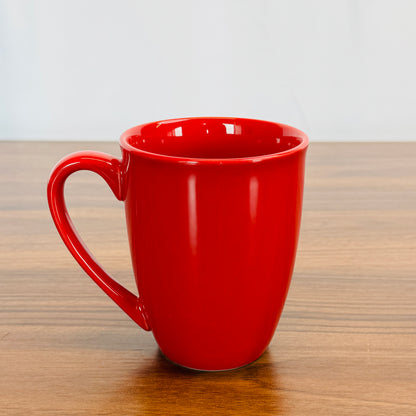 Mug Porcelain Ware Plain Red