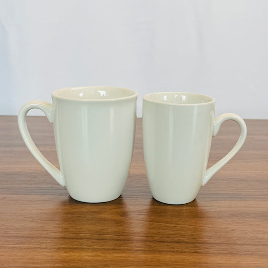 Mug Porcelain Ware Plain White