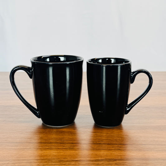 Mug Porcelain Ware Plain Black