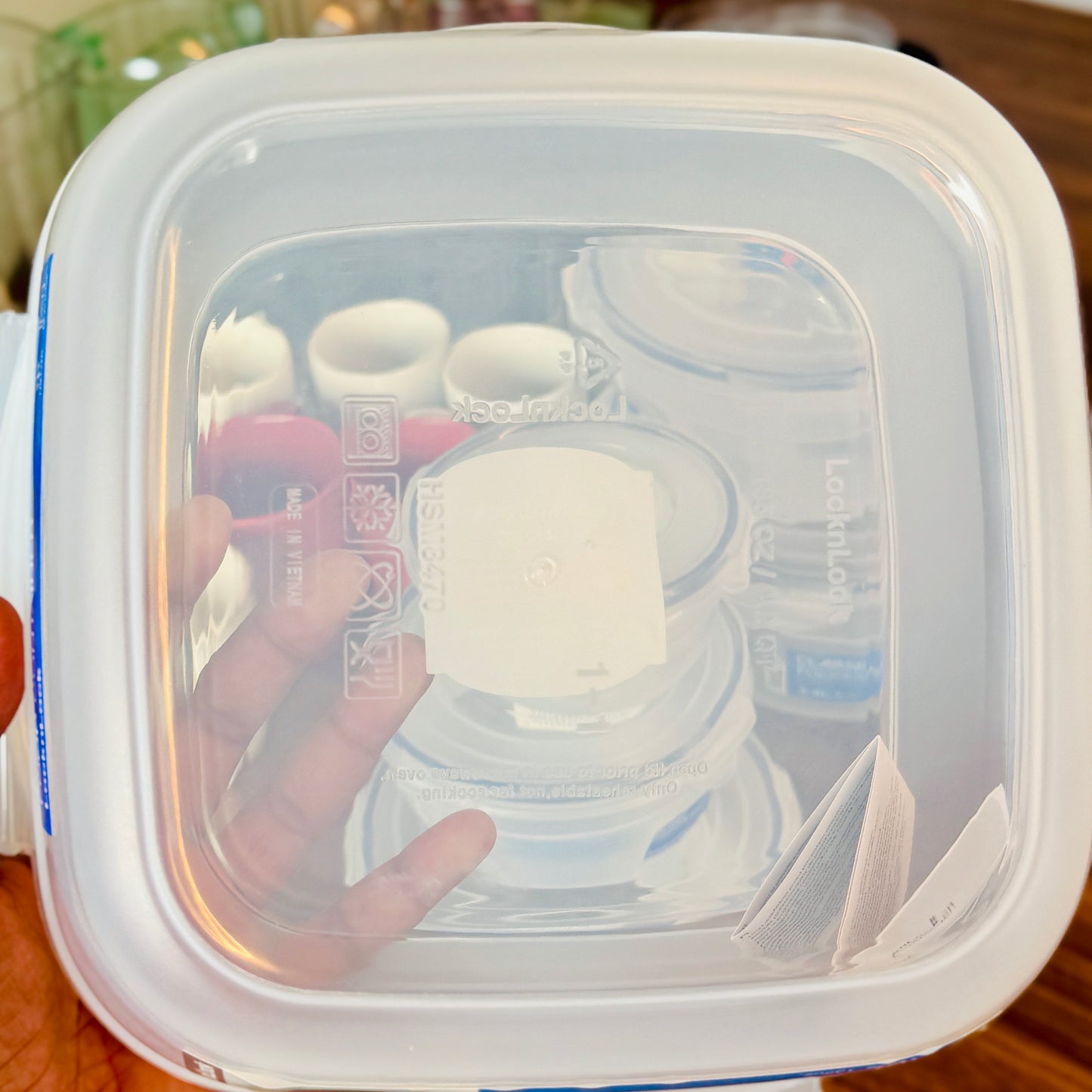 Zen Style Square Salad Bowl 4L