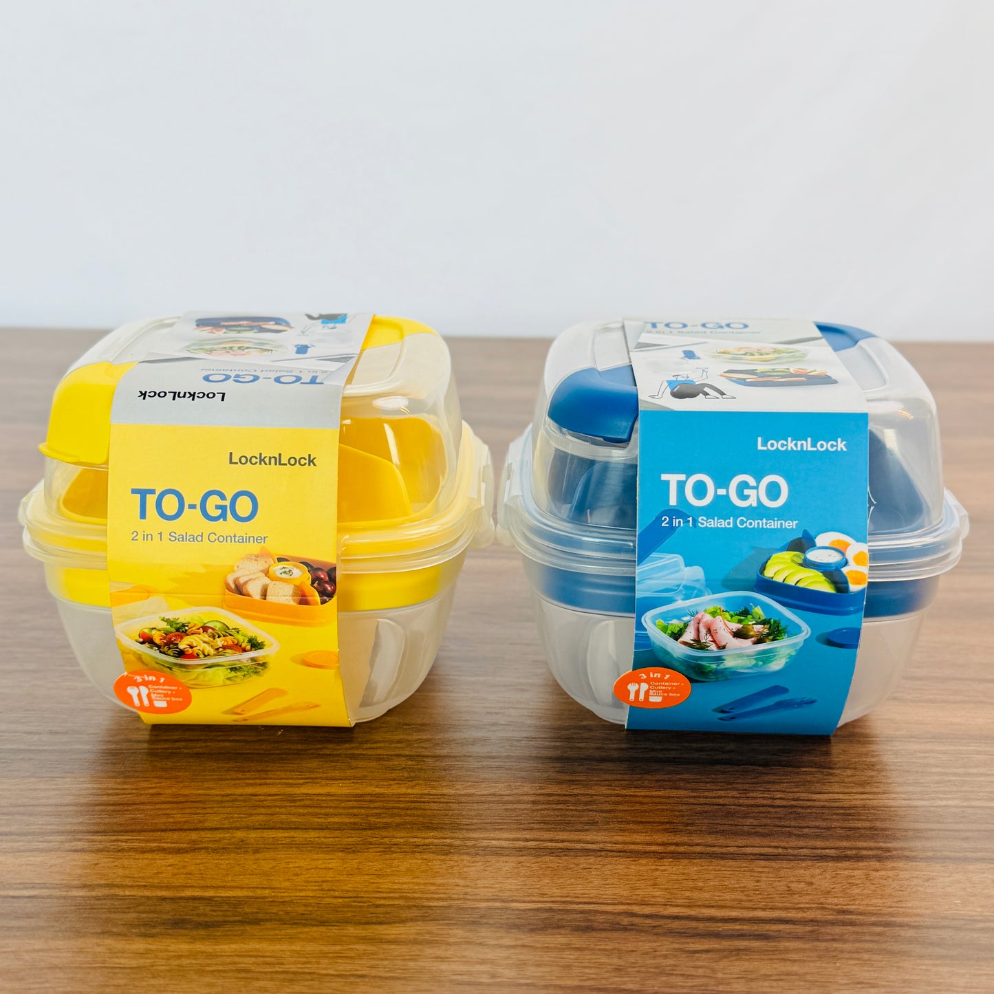 To Go Salad box 3 In 1-Poke & Knife