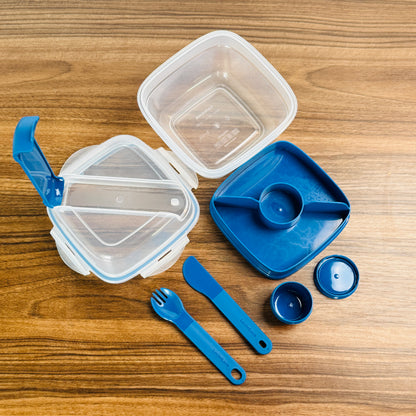 To Go Salad box 3 In 1-Poke & Knife