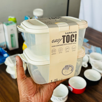Easy Toc Container 1.1L (2P-Set) White