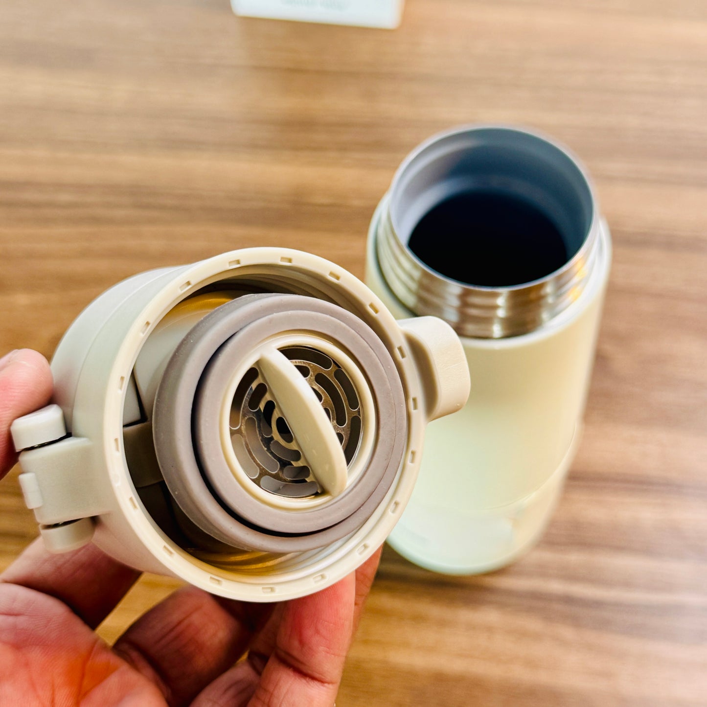 Tumbler One Touch(Macaron) Ivory 450Ml